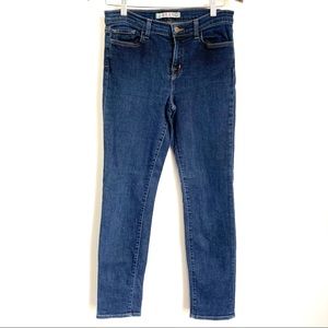 JBRAND Womens 29x29 Dark Wash Mid-Rise Skinny Stretch Denim Jeans T3